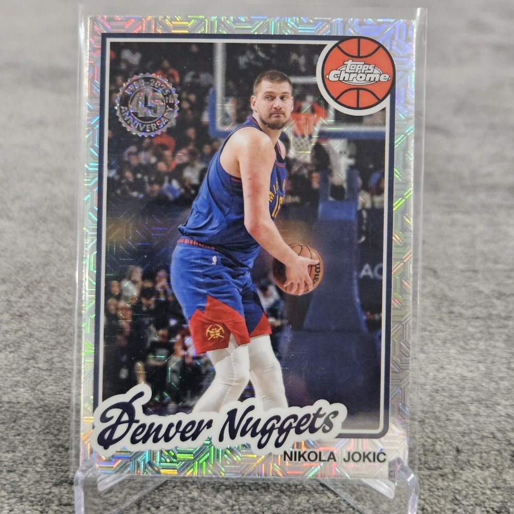 Nikola Jokic 2025-26 Topps Chrome Silver Pack 1980-81 Topps Chrome Mojo TC-NJ